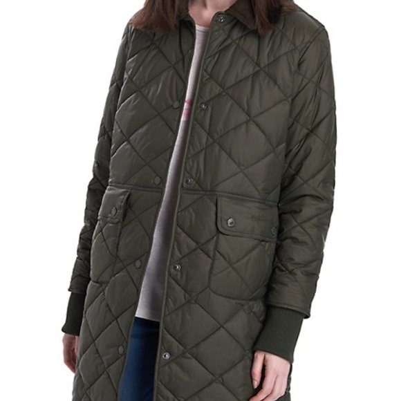 Barbour Jackets & Blazers - NWT Barbour Jedburgh Quilted Jacket Sage Green